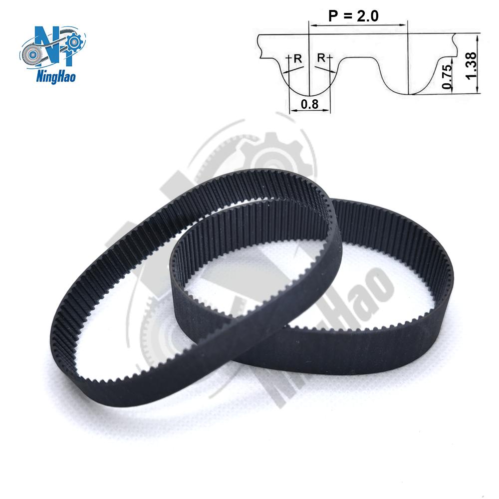 2GT Belt GT2 Timing Belt Width 6mm 10mm 15mm Closed Loop Rubber Perimeter 1424mm~1610mm 2MGT Synchronous Belt 3D Printer Parts