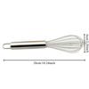 Edelstahl Ballon Schneebesen Manueller Eierschläger Mixer Küchenbackutensil Milch Sahne Butter Schneebesen Mixer