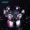 VGR V-315 5-in-1 Multi-function IPX5 Ball Shaver with Digital Display Base  Rechargeable Shaving Head Beard and Nose Hair Trimmer Multi-head Haircut
