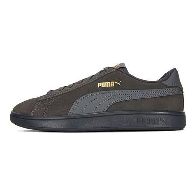 Smash V2 L CN Leather Low-Top Sneakers Unisex Sneakers Gray Gold 391840-01