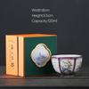 Creative Ceramic Tea Cup Gift Box Ceramic Kung Fu Tea Cup Ceramic Household Afternoon Tea Cup Coffee Mug  Espresso Cups  Cup