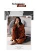 Women's Cute Cartoon Loose-Fit Pajamas Set - Pure Cotton Long Sleeve, Korean Style, Plus Size, Versatile for Indoor & Outdoor Wear.
