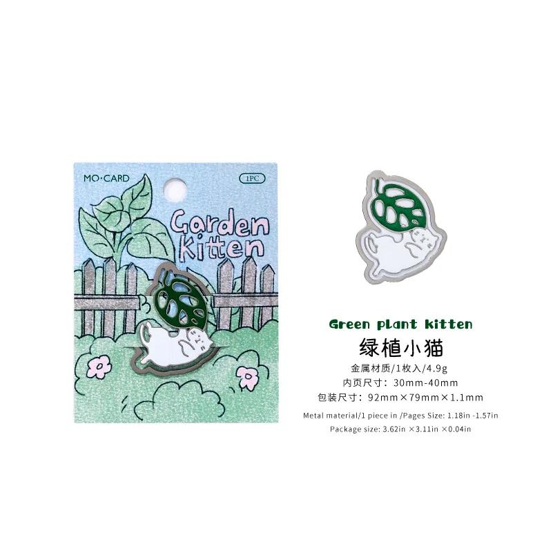 

1pc Metal bookmark, Cat Life Mini Theater, Cute Cartoon, Perfect Gift for Students, Useful for Sticking to Reading Pages