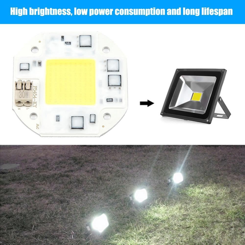 AC100 260V 30W Kaltweiß Hohe Leistung Integrierter Chip Lichtquelle COB Perle Scheinwerferbirne