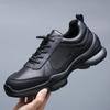 Spring and Summer Men's Shoes New Leather Hollow Breathable Outdoor Sports Leisure Light and Comfortable Men's Walking Shoes