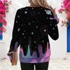 Plus Size Womens Crew Neck Long Sleeve Pullover Soft Loose Casual Daily Street Leisure Sweatshirt