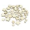 Plum Blossom Wood Slices (Size 5) - DIY Decor, 50/100 Pcs/pk, Handmade