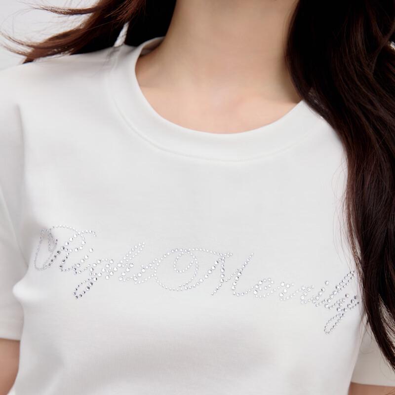 Women's Round Neck Printed Short Sleeve T-Shirt