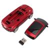Cool 3D Sports Car Shape Wireless Gaming Mouse with USB 1600 DPI Wireless Car Mouse for and Gaming 2.4GHz Receiver, PC, Computer, Laptop, (Red)