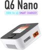 ISDT Q6 Nano Smart Battery Charger/Discharger | 200W 8A for 2-6S LiPo, Li-HV, Li-Ion, NiMH | LCD Display, Efficient Cooling