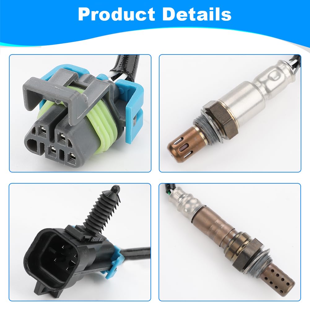 

JDMON 2PCS Oxygen O2 Sensor Upstream Downstream Replacement for 2011-2014 Chevrolet Equinox, Malibu, Captiva, GMC Terrain 2.4L L4 Compatible with