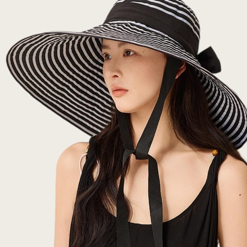 

Large-brim Women s Summer Outdoor Sun Hat Foldable Sun Hat Woven UPF 50+ Sun Protection One Size