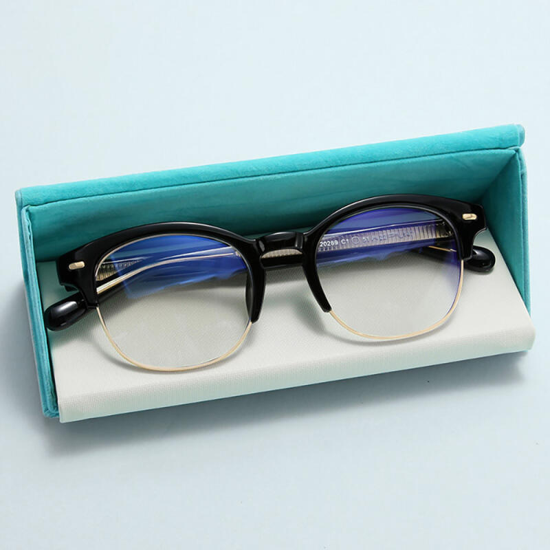 The Classic F20269 Horn-Rimmed Glasses C5 ORANGE