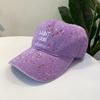 splashing ink spots art style cap style personality hip hop curved brim hat outdoor sports soft top baseball cap tide