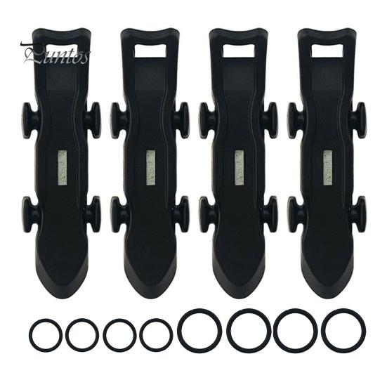 1/2/4Pcs Magnetic Fishing Lure Hook Holder with Rubber Rings Bait Hook without Hole Holder Automatic Fishook Keeper Outdoor Fishing Accessories