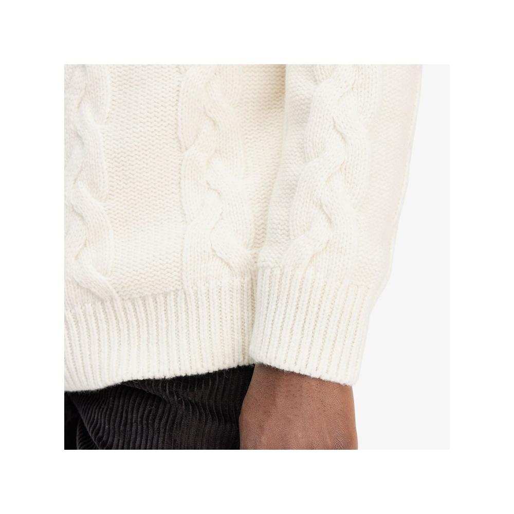 Fred Perry [sharp] Chunky Cable Knit Sweater   Ecru Afpm2438562 560 qzgAfpm2438562 560