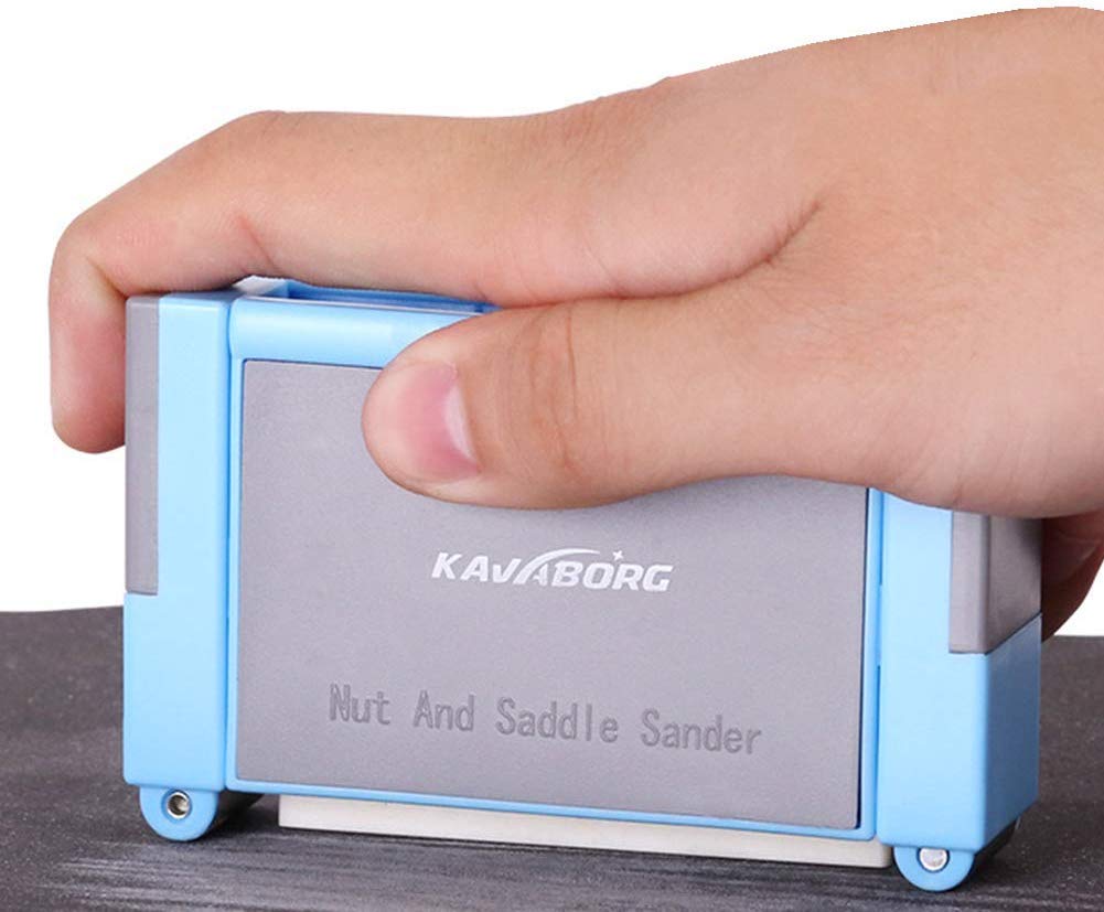 

Twaxl Guitar Saddle and Nut Sander Polishing Buffing Kit with Bridge Pin Puller Guitar Repair Tool String Wrench Guitar Puller