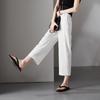 SOFSIL Women's Casual Wide-Leg Cropped Pants