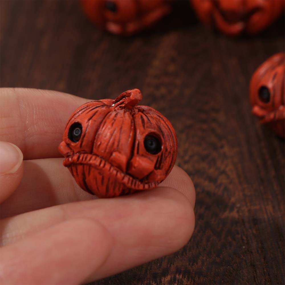 16Pcs Resin Mini Pumpkin Figurine Creative Resin Pumpkin Statue  Home Decoration