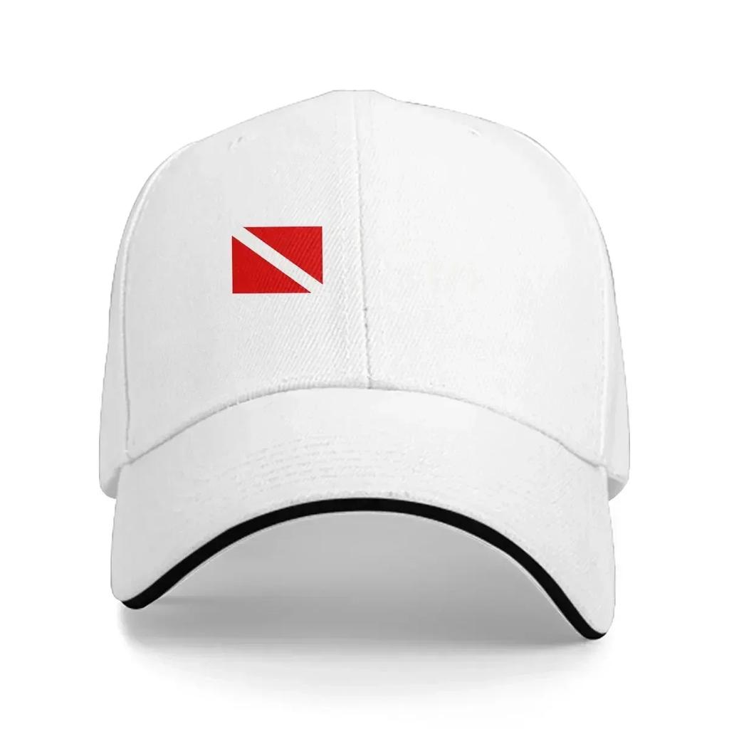 Diving Flag Deep Sea Scuba Dive Diver Baseball Cap Unisex Hats WoUnisex Visor Windproof Snapback Caps