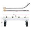 Chassis Undercarriage Pressure Washer Attachment for Road and Vehicle Bottom Cleaning Stainless Steel Design Only