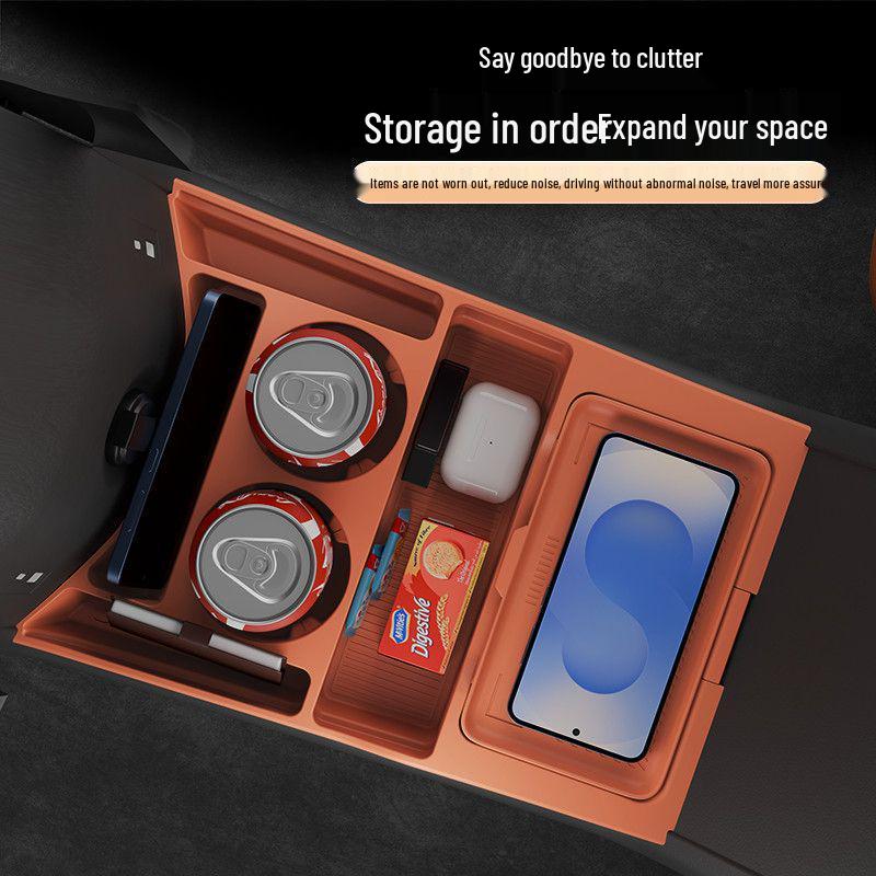 26 Mountain Sea L7 PLUS Silicone Car Console Storage Box