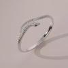 "925 Silver-Plated Snake-Shaped Bracelet: Women's Autumn & Winter Jewelry, Perfect New Year Gift"