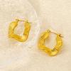 New stainless steel French bohemian retro earrings, featuring a unique and stylish design, perfect for women