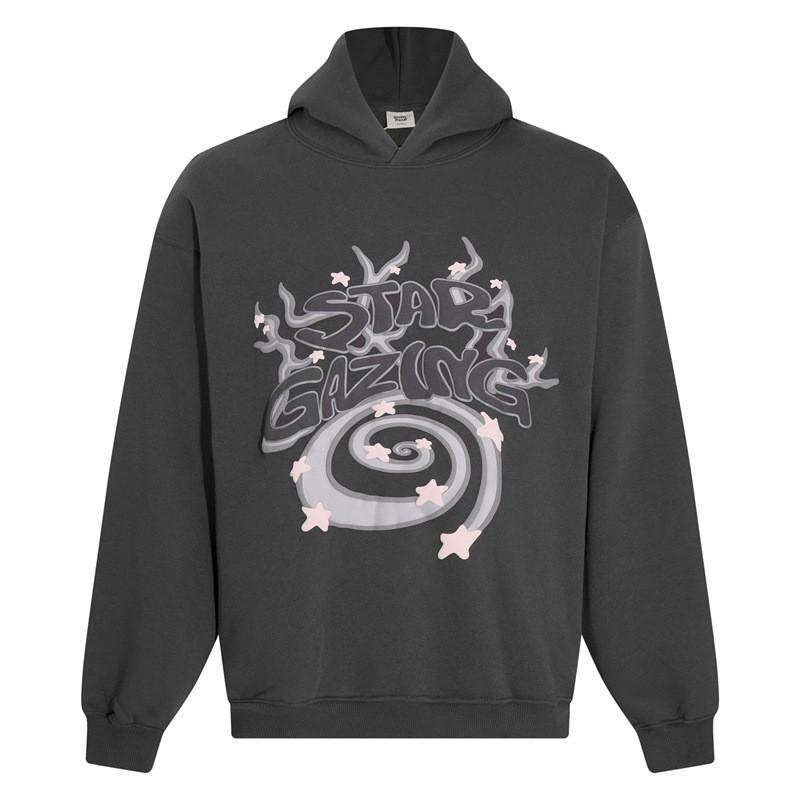 Broken Planet Hoodie Mens Oversized Streetwear Cotton Sweatshirt With Graphic Print 2025