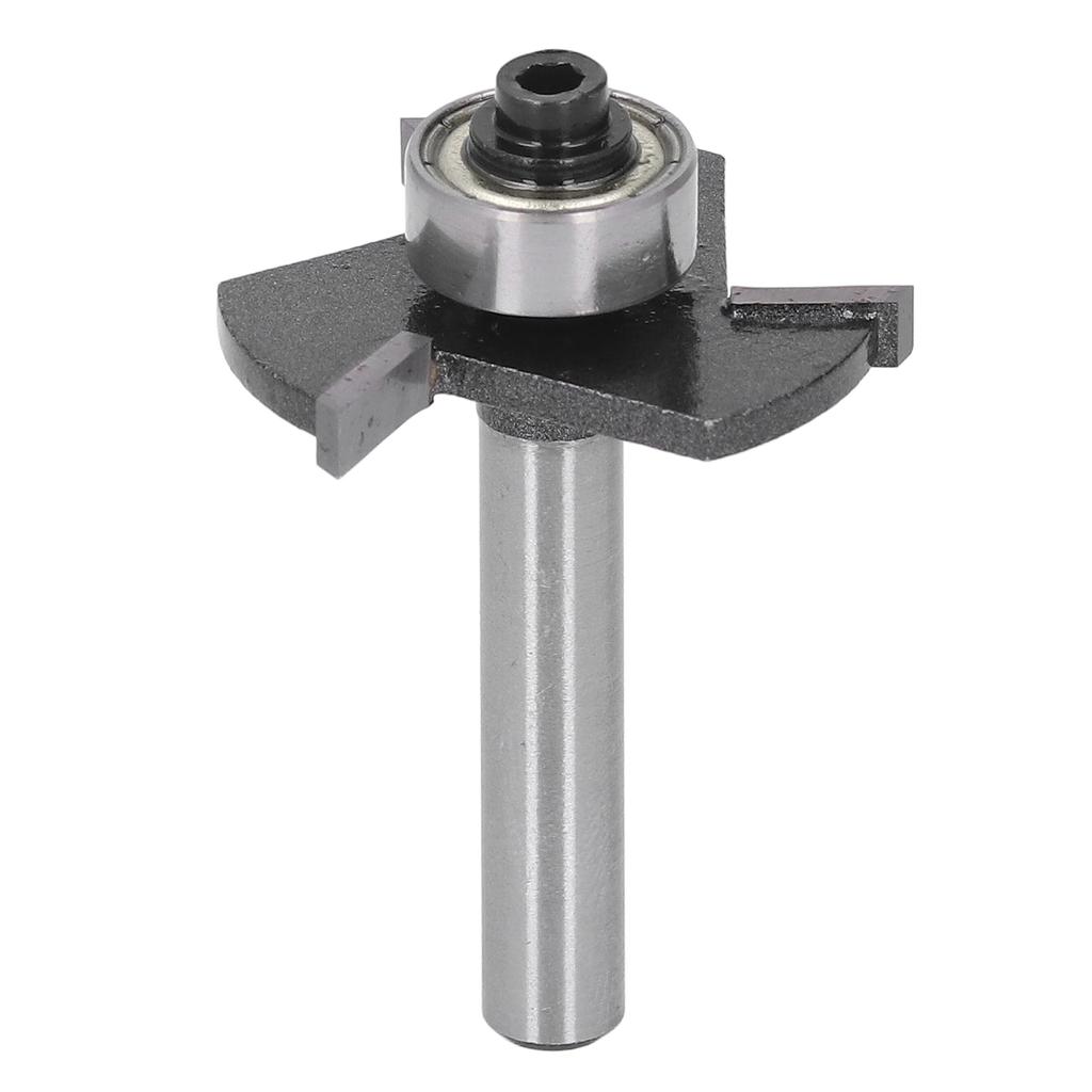 T-förmiger Fräser 1/4 Zoll Schaft 1/8 Schneidenhöhe Lager 3 Zähne Nutfräser für Holz Sperrholz