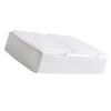 2 Slot Cotton Swab Box Plastic Mulitfunctional Cosmetic Cotton Pads Holder Organizer with Lid for Travel Bathroom