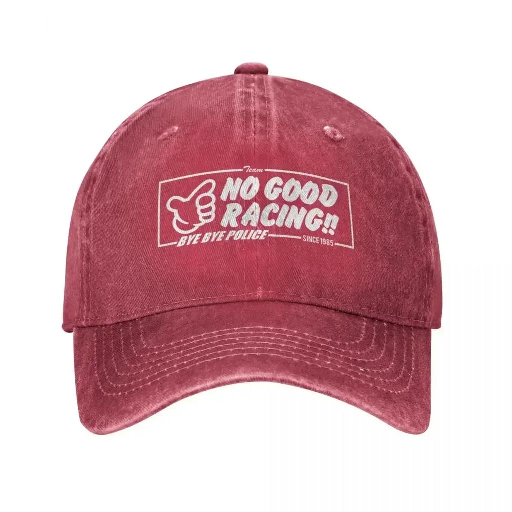 JDM No Good Racing Unisex Women Baseball Cap Distressed Cotton Hats Cap Classic Outdoor Activities Adjustable Fit Sun Cap