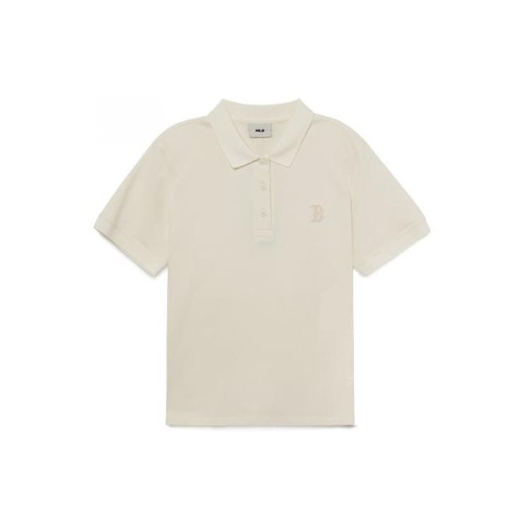 New MLB Boston Red Sox Polo Shirts Women's Ivory 3FPQB0433-43IVS