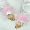 Feather Slap Bracelet Wrist Feather Cuffs Feather Wristband Women Hair Accessories Sexy Wristband Bracelet