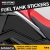 Stilvolles Silikon Tankpad Rutschfeste Dekorative Abdeckung für HONDA AFRICA TWIN CRF1100 L 2020-2025 Motorrad Aufkleber