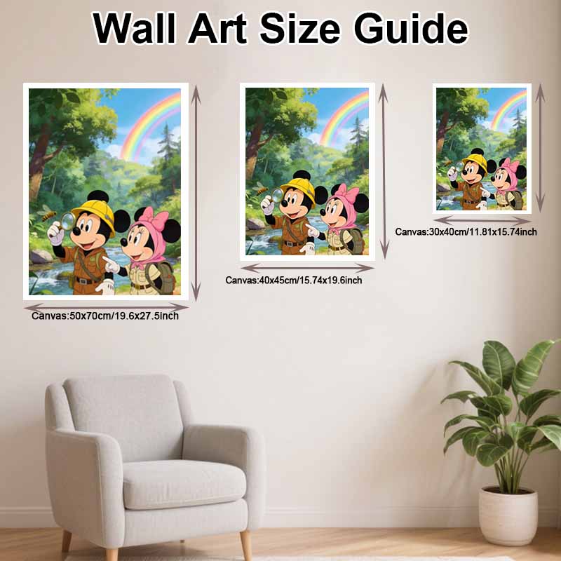 Disney DIY Diamond Painting 5d Full Diamond Cartoon Cross Stitch Diamond Living Room Bedroom Decorative Painting