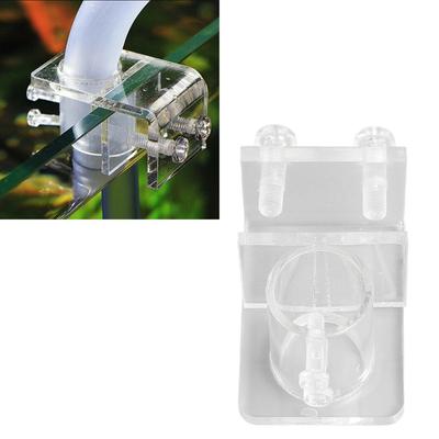 High Transmittance Aquarium Water Pipe Clamp Transparent Aquarium Pipe Holder  Aquarium