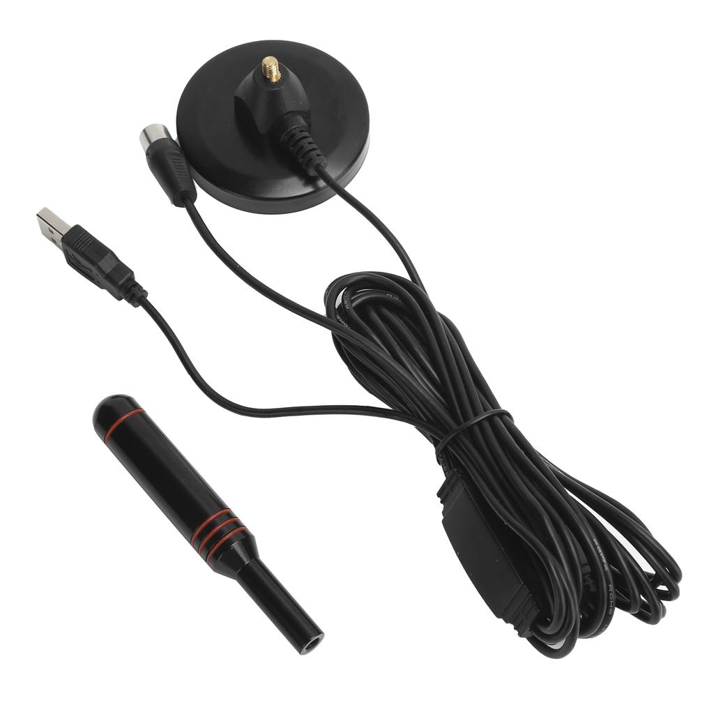 Digital TV Antenna VHF174 230UHF470‑862MHz Signal Reception TV Suction Cup Antenna