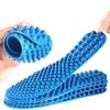 Blue Acupressure Mat with Pebble Foot Massage for Pain Relief