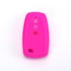 Silicone Car Key Cover Case For Ford Ranger Fusion Mustang Explorer Ecosport Edge S-Max Ranger Remote Car Key Holder 3Buttons