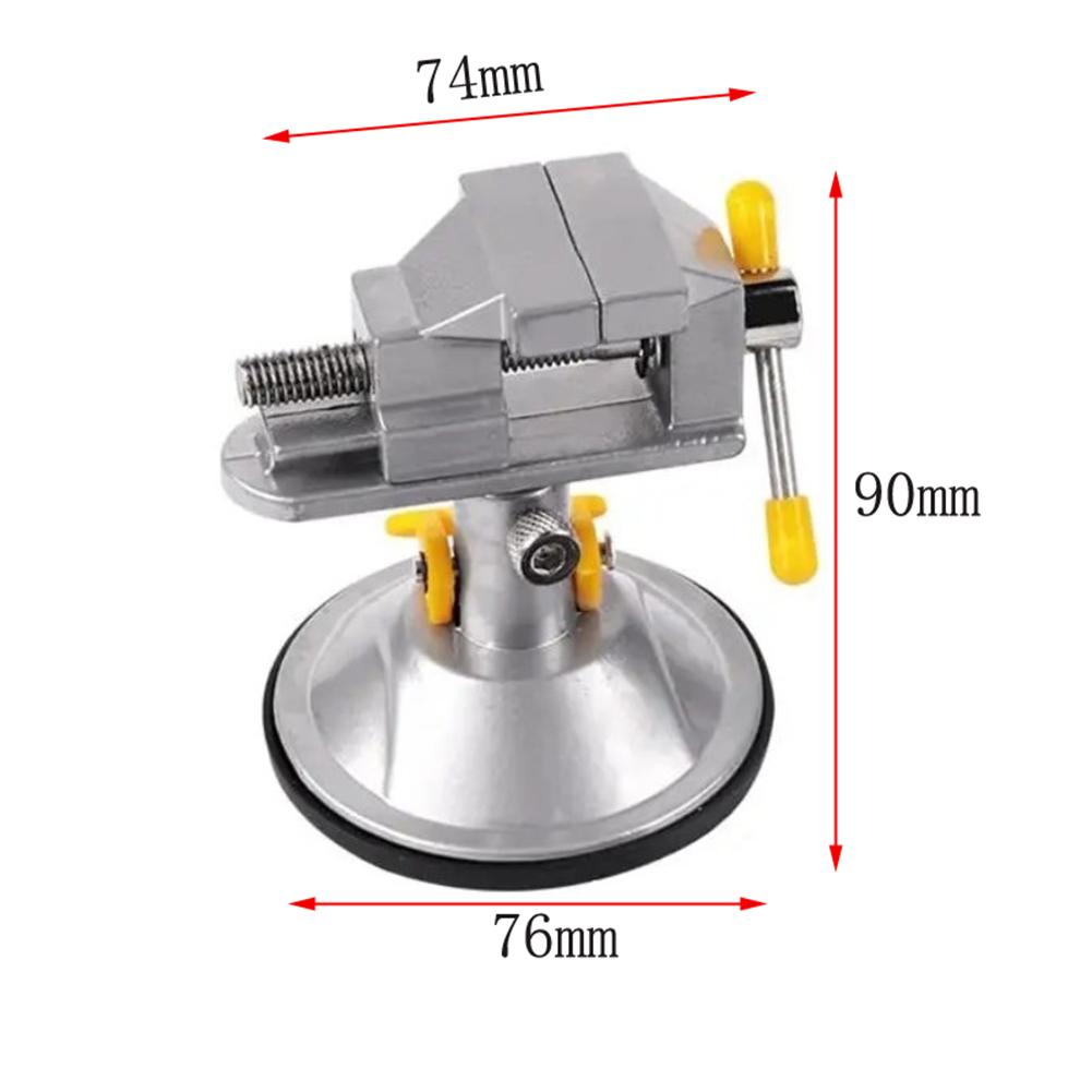 Verstellbare Werkbankzwinge für die Holzbearbeitung Für 360-Grad-Drehung Schmiedeeiserne Aluminiumlegierung für optimale Klemmstabilität