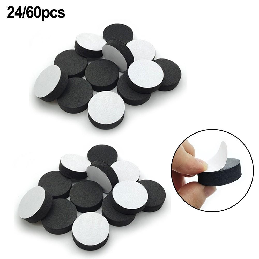 Round Flower Pot Feet Self-adhesive 24/60pcs Desk Pad