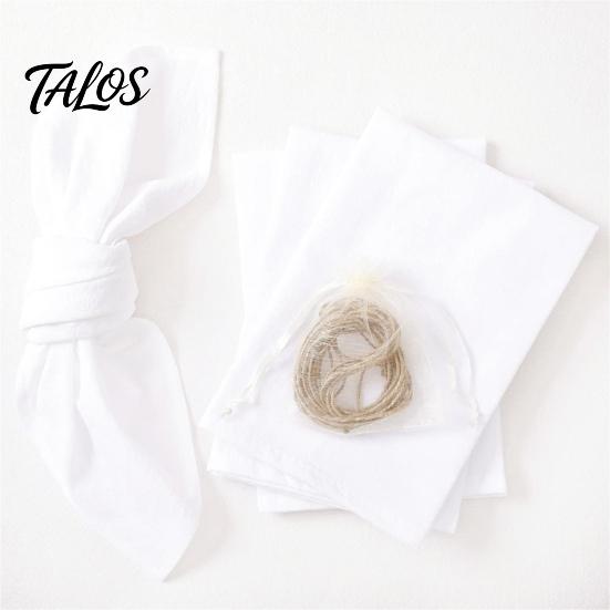 Premium Quality Cloth Napkins Solid Color Napkin, Elegant Reusable Fabric Washable Farmhouse Napkin for Wedding Baby Shower Dining Table Decor Cotton