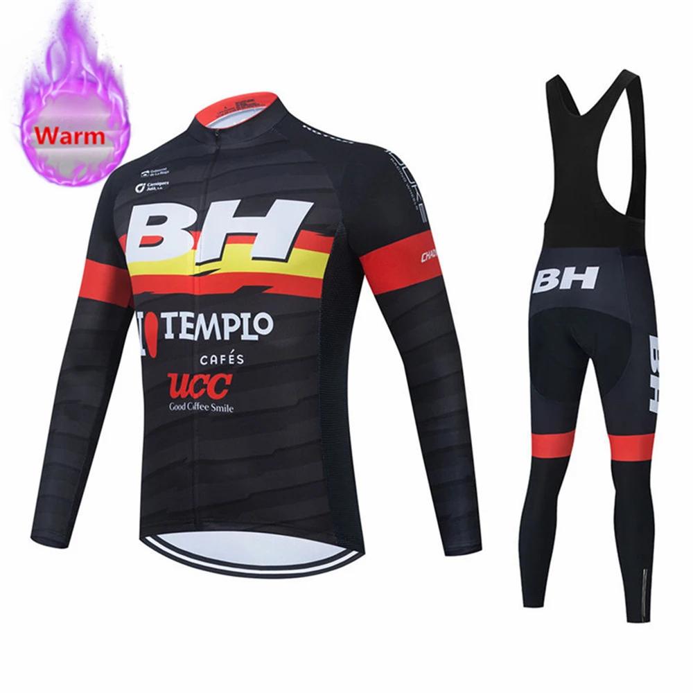 2026 Winter Fleece Cycling Jersey Set Mountian Bicycle Clothes Wear Ropa Ciclismo Racing BH Bike Clothing Maillot Ciclismo Hombre