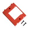 Battery Dock Battery Dock Holder Red 8.3*7.1*1.5cm Battery Holder Sturdy Construction Space-saving Storage ABS Material