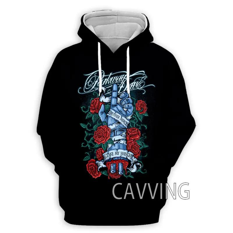 3D-tryck Parkway Drive Rock Hoodies Harajuku Hoodie Sweatshirts Toppar Kläder för Kvinnor/Män