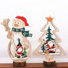 Rustic Christmas Snowflake Wooden Decor Cute Merry Christmas Decoration  Home Decoration