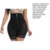 High Waist Shapewear with Zipper & Button Closure Tummy Control Hip Lifting Body Shaping Pants Compression Breathable Postpartum & Daily Firming