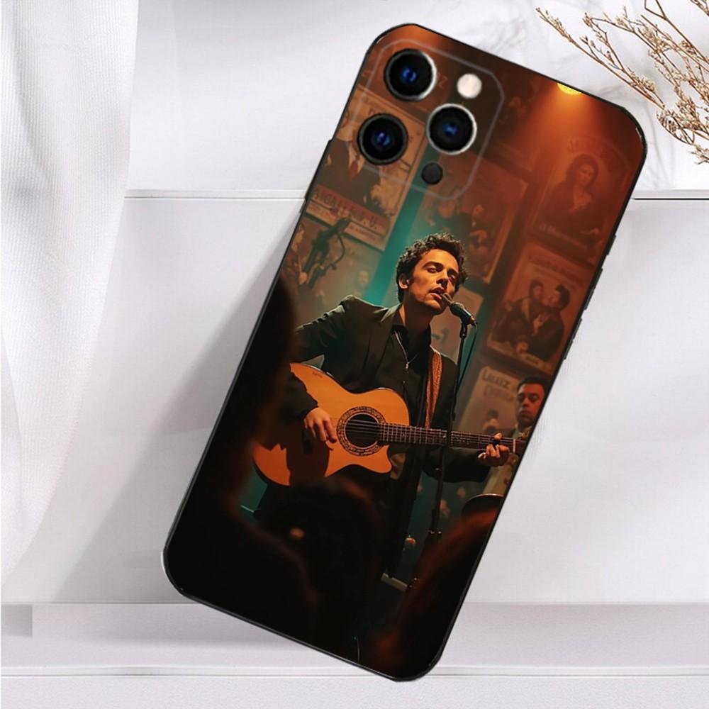 Singer J-Johnny H-Hallyday Case For iPhone 16,15,14,13,12,11 Plus,Pro Max,XS,X,XR,SE,Mini,8,7 Soft Silicone Black Cover