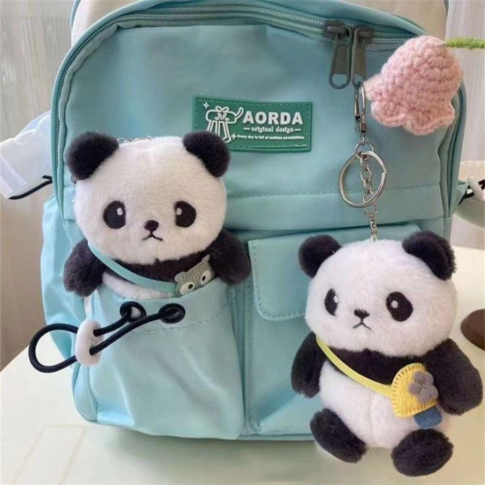 

PP Cotton Cute Panda Keychain Doll Delicate Couple